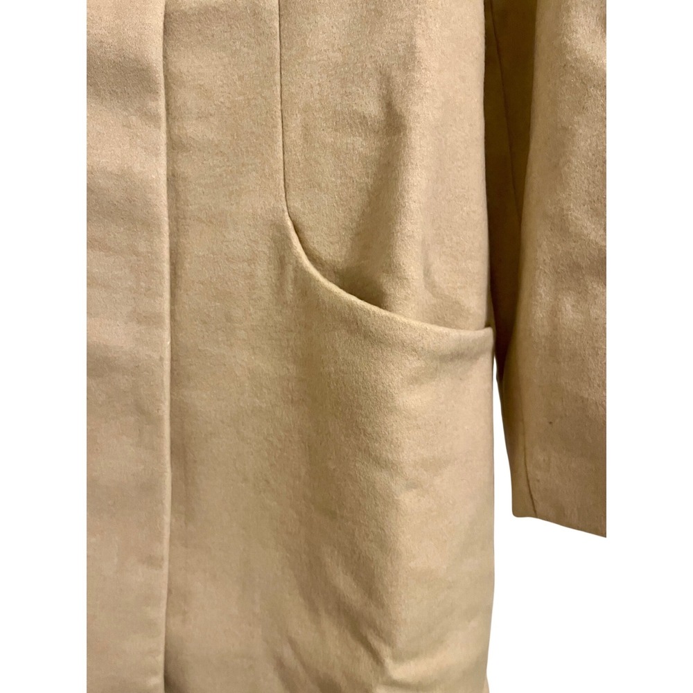 Quince Italian Wool Cocoon Coat S Heather Macadamia NWT - Picture 5 of 9